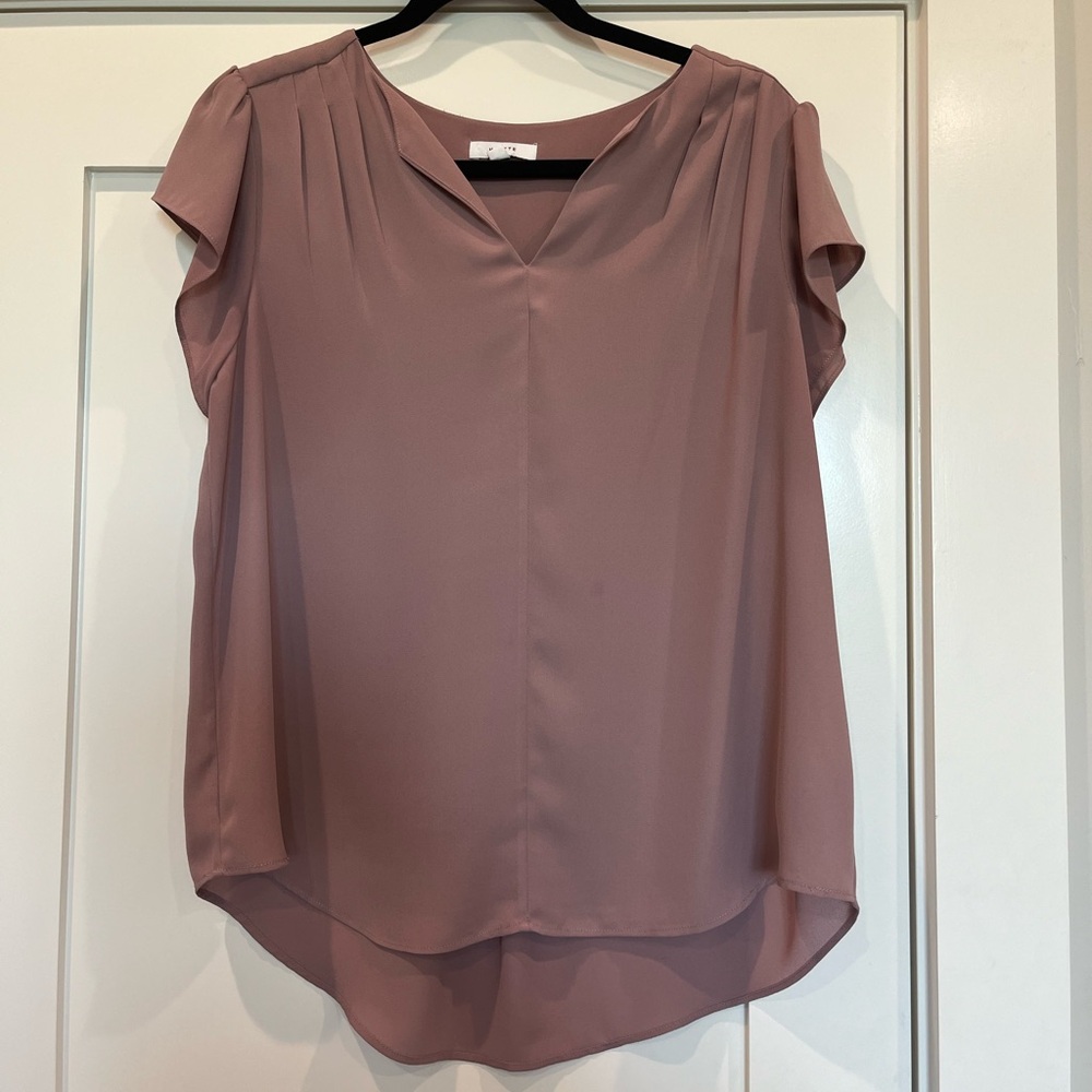 mauve women’s blouse from maette nordstrom